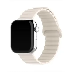 [スマート良品] アップルウォッチ バンド マグネット シリコン 柔らかい レディース メンズ バンド おしゃれ アップルウォッチ ベルト 38mm 40mm 41mm 42mm 44mm 45mm 49mm (38mm/40mm/41mm, 19. スタ 0