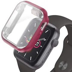 HINATA Apple Watch 対応 フルカバーケース Series3 Series2 ケース カバー 全面保護 耐衝撃 シリーズ 2/3 42mm マットワインレッド 1