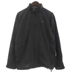 エーグル AIGLE ジャンパー ジャケット ジップアップ 総柄 ナイロン スタンドカラー S グレーのサムネイル