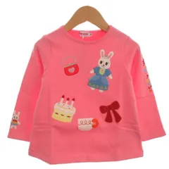 ミキハウス mikihouse タグ付き うさこ トレーナー プルオーバー 裏毛 ピンク 100cm