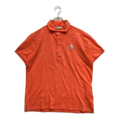 中古 メンズ アンパスィ and per se 半袖ポロシャツ LL ピンク系 吸水速乾 ジャガード