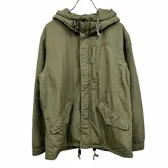 【中古】[印象AB] nano・universe ナノユニバース ジャケット / パーカー レディース M グリーンカーキ ナイロン100% ドットボタン×ジップ留め フライフロント ハイネックフード 脇にハトメの飾りベンチレーションホール(デザインだけです)