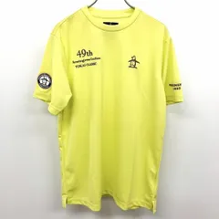 【中古】[印象A] Munsingwear マンシングウェア Tシャツ レディース L イエローグリーン 黄緑 ポリ100% 49th Munsingwear Ladies TOKAI CLASSIC ゴルフ ペンギン 半袖のサムネイル