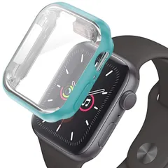 HINATA Apple Watch 対応 フルカバーケース Series3 Series2 SE ケース カバー 全面保護 耐衝撃 シリーズ 2/3 42mm マットターコイズ 1