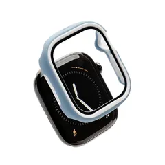 iFace Reflection Apple Watch Series 11/10(46mm) 専用 強化ガラス 一体型 ケース (ペールブルー)【 アイフェイス アップル ウォッチ ケース 全面保護 アップルウォッチ カバー フレーム 表面硬度9H 】 1