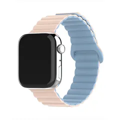 [スマート良品] アップルウォッチ バンド マグネット シリコン 柔らかい レディース メンズ バンド おしゃれ アップルウォッチ ベルト 38mm 40mm 41mm 42mm 44mm 45mm 49mm (42mm/44mm/45mm/49mm, 1 1