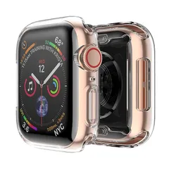 HINATA Apple Watch 対応 フルカバーケース クリアー Clear 40mm / Series6 Series5 Series4 SE ケース カバー 全面保護 耐衝撃 0