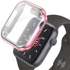 HINATA Apple Watch 対応 フルカバーケース ピンク Pink 38mm / Series3 Series2 ケース カバー 全面保護 耐衝撃 0