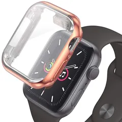 HINATA Apple Watch 対応 フルカバーケース ピンクゴールド PinkGold 42mm / Series11 Series10 ケース カバー 全面保護 耐衝撃 1