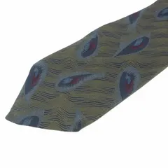 クリスチャンディオール Christian Dior MONSIEUR ネクタイレギュラータイ シルク 総柄 ビジネス 紺ベース ■GY14 X