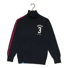 中古 レディース アディダスゴルフ adidas GOLF セーター M 紺 ネイビー タートルネック