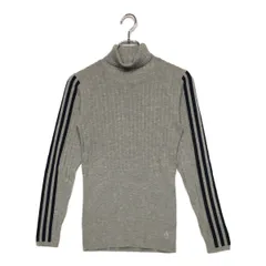 中古 レディース アディダスゴルフ adidas GOLF セーター  グレー タートルネック