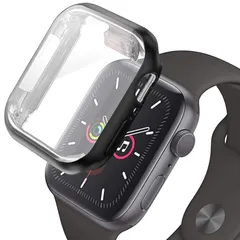 HINATA Apple Watch 対応 フルカバーケース Series7 ケース カバー 全面保護 耐衝撃 シリーズ 7 45mm マットブラック 0