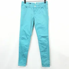 古着 TOMORROWLAND DES PR?S REGGIANI トゥモローランド デ・プレ 0 レディース スキニーパンツ チノパンツ テーパード 少しストレッチ ブルー