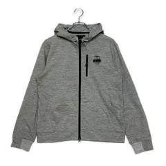 中古 メンズ キャロウェイ Callaway パーカー L 杢グレー ダブルジップ 春秋