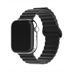 [スマート良品] アップルウォッチ バンド マグネット シリコン 柔らかい レディース メンズ バンド おしゃれ アップルウォッチ ベルト 38mm 40mm 41mm 42mm 44mm 45mm 49mm (42mm/44mm/45mm/49mm, 1 0