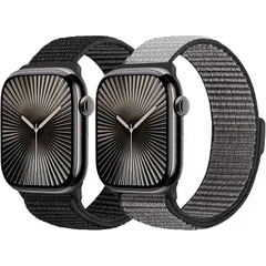 TumpCezアップルウォッチ用のバンド コンパチブル 49mm 46mm 45mm 44mm 42mm 41mm 40mm 38mm ナイロンベルト 長さ調節 通気性 洗える 軽量 レディース メンズ 可愛 Apple Watch Series 11 10 