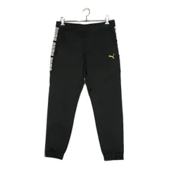 中古 メンズ プーマ PUMA ジョガーパンツ L 黒 ブラック 春夏秋