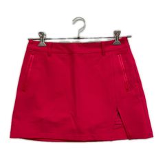 ランバンスポール 後ろプリーツスカート レッド - メルカリ