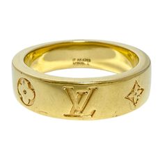 ✨美品✨ルイヴィトン リングLV モザイク モノグラム ゴールド メンズ 
