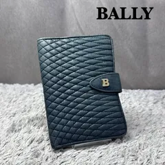 BALLY バリー キルティング レザー 長財布 ネイビーのサムネイル