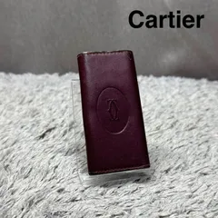 Cartier カルティエ マストライン 4連 キーケース レザー ボルドーのサムネイル