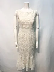 2568 ERUKEI エルケイ キャバクラ ドレス 総レース マーメイド ロング タイト ノースリーブ フラワー キャバドレス 4サイズ