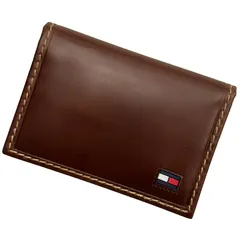 【新品】 [トミーヒルフィガー] カードケース 名刺入れ ロゴ ブラウン プレゼント [並行輸入品] 1