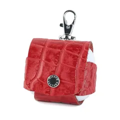 【新品】 【売り切り】 AirPods3 レザー ケース エンボスクロコ レッド 【Ricky's】 エアーポッズ air pods 第3世代 第三世代 栃木レザー レザー 本革 日本製 リッキーズ 0