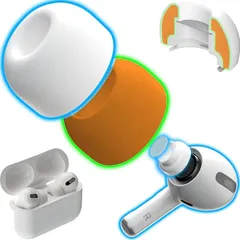 【新品】 KASOTT AirPods Pro イヤーチップ イヤーピース イヤーピース シリコン+形状記憶フォーム 低反発イヤホンカバー シリコン イヤーチップ イズ低減 音質向上 遮音性 滑り止め 柔らかい 耳垢ガード フィット感 脱落防止 エアーポッ 0
