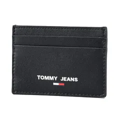 【新品】 [トミーヒルフィガー] ヨーロッパ輸入モデル カードケース 名刺入れ TOMMY JEANS メンズ ブラック ヨーロッパ AM0AM10416 BDS BK [並行輸入品] 0