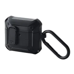 【新品】 エレコム AirPods ケース 第4世代 アクティブノイズキャンセリング搭載AirPods ロック機能 衝撃吸収 MagSafe充電対応 ZEROSHOCK Lockケース ブラック AVA-AP06ZEROLBK 0