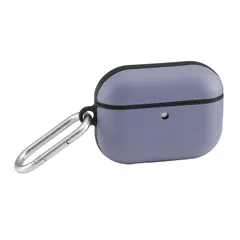 【新品】 エレコム AirPods Pro 3 第3世代 2025年用 ソフトレザーケース 衝撃吸収 全周エアークッション保護 スムースタッチ カラビナ付き magsafe充電 ワイヤレス充電対応 ブルーグレー AVA-AP07PLCBG 1