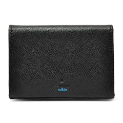 【新品】 [ランバンオンブルー] 名刺入れ ブランドショッパー付き ギフト包装 大容量 メンズ 345159 LANVIN en Bleu 当社限定 レザー 【01】 ブラック 0