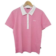エレッセ ellesse ポロシャツ スポーツウェア メッシュ L ピンク