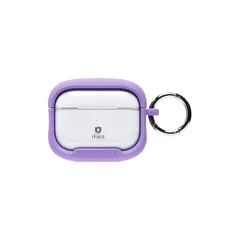 【新品】 iFace Reflection AirPods Proケース 第2世代/第1世代 専用 ポリカーボネート クリアケース (パープル)【 耐衝撃 カラビナ付き アイフェイス airpodsプロケース 第一世代 第二世代 】 1