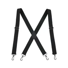 【新品】 [WISEPRO] サスペンダー X型/Y型 クリップ式 37mm幅 錆びない 男女兼用 ズボン吊り メンズ ビジネス カジュアル おしゃれ 1