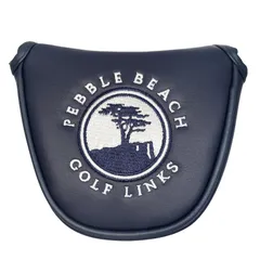 【在庫処分】パターカバー ヘッドカバー オデッセイ 2ボールに対応 マレット用 マグネットタイプ 紺 白 赤