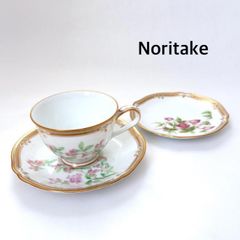 ノリタケ　ダイヤモンドコレクション　メゾンフルール　カップ＆ソーサー　プレート ノリタケ】ダイヤモンドコレクション メゾンフルール ティーカップ2客