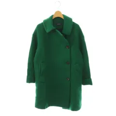 マカフィー MACPHEE トゥモローランド コート ウール M グリーン 長袖 ビッグカラー ボタン留め /OK ■OS
