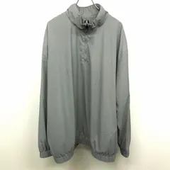 古着 PGA TOUR PRO SERIES 薄手 ゴルフ プルオーバー ジャケット ブルゾン ハーフジップ メッシュ裏地 長袖 ポリ100% XL グリーン系 メンズ