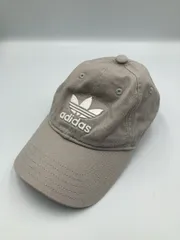 adidas アディダス キャップ OSFW (54-57cm) グレー コットン ベースボール