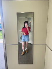 ZARA ザラ デニムパンツ USA S ブルー 無地 ショート・ひざ上丈 スタンダード レギュラー ヴィンテージ