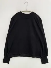 URBAN RESEARCH アーバンリサーチ ニット/セーター ブラック 無地 ミドル丈 長袖 クルーネック(丸首)
