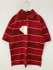 UNIQLO JW Anderson ユニクロジェイダブリューアンダーソン ポロシャツ S レッド ボーダー柄 半袖