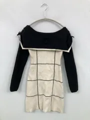 Darich ダーリッチ ワンピース Free ホワイト 長袖 ショート・ミニ丈 タイト