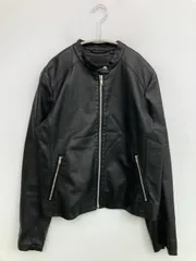 UNIQLO ユニクロ レザージャケット L ブラック