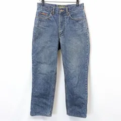 【中古】[印象B] Eddie Bauer エディーバウアー パンツ / ジーンズ / ジーパン メンズ 29 ブルー 青 綿100% ジップフライ デニム 若干テーパード チェック柄裏地 ロングのサムネイル