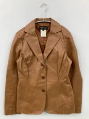 INDIVI インディヴィ レザージャケット 36 ブラウン