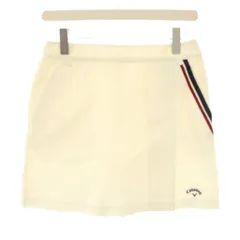 キャロウェイ CALLAWAY ゴルフウェア キュロット スカート ミニ サイドライン S 白 ホワイト 紺 ネイビー 赤 レッド 241-0228800 /YTのサムネイル